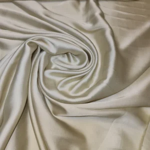 Light Beige -4 Luxury Glossy Charmeuse Satin Weave Polyester Fabric – 44” Wide – Bridal, Evening & Lingerie Material (By the Meter)