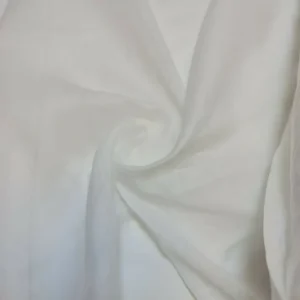 White 100% Cotton Muslin Fabric – Sheer Gauze, Plain Weave – 44” Wide – Dress Lining, Crafts & More (By the Meter)